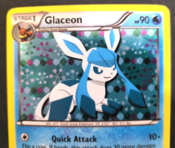 thanks for looking Pokemon 2013 GLACEON BW90 Promo Holo rare Very Nice stage 1 - Image 1
