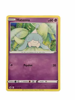 New: 2021 Pokemon TCG Hatenna Chilling Reign 071 Regular Common - Image 1