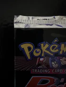 2000 Pokemon Team Rocket Unlimited Booster Pack Sealed WOTC Vintage (Light pack) - Image 4