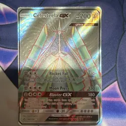 Pokemon Celesteela GX 144/156 SM-Ultra Prism Ultra Rare Full Art Holo 200 HP - Image 1