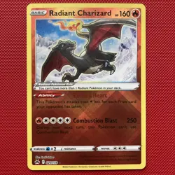 Radiant Charizard 020/159 Radiant Rare Crown Zenith Pokemon NM - Image 1