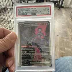 Team Rocket's Mewtwo ex 231/182 Sv10 Destined Rivals Rare Holo Pokemon TCG - Image 1