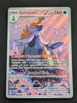 Samurott 107/086 Illustration Rare White Flare Pokemon TCG NM - Image 1
