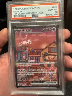 Pokemon TCG 151 Black Star Promo Mew PSA 10 Ultra Premium Collection - Image 1