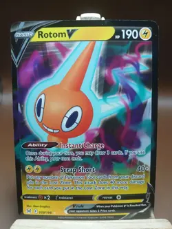NM Pokemon TCG SWSH11: Lost Origin 058/196 Rotom V - Image 1