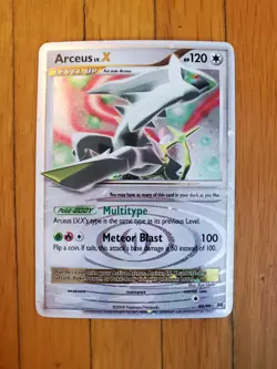 Pokemon Arceus Lv. X 95/99 Platinum arceus VLP/NM condition Swirl - Image 1