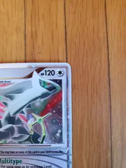 Pokemon Arceus Lv. X 95/99 Platinum arceus VLP/NM condition Swirl - Image 4
