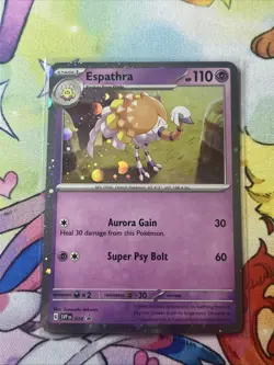 Espathra SVP10 Cosmos Holo Rare Scarlet Violet Promo Pokemon TCG LP - Image 1