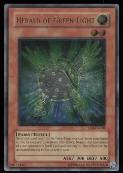Herald of Green Light (UTR) EOJ-EN018 EOJ NA ENHANCED Ultimate Rare Yu-Gi-Oh - Image 1