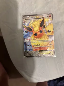 Pokemon Card | Flareon EX RC28/RC32 Generations Ultra Rare Full Art Played - Image 1
