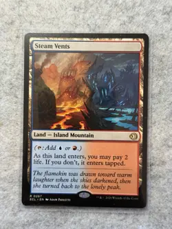 Steam Vents Rare 267 Lorwyn Eclipsed ECL MTG NM Shock Land Magic The Gathering - Image 1