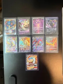 Pokemon Full art / Illustration Rare Lot Scarlet & Violet / SW&SH (9 Cards) - Image 3