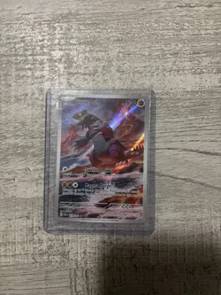 Pokemon Groudon Illustration Rare Holo SV04 Paradox Rift 199/182 HP 130 Card - Image 4