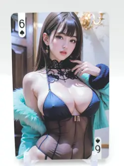 Waifu Collectible Poker Trading Card - Image 1