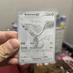 Pokemon TCG Reshiram EX White Flare Holo Card 173/086 SV - Image 1