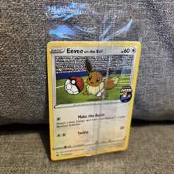 Eevee On the Ball Promo Card Futsal Pokemon TCG Sealed - Image 3