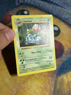 Ivysaur 30/102 Original Base Set Shadowless WOTC 1999 Pokemon Card Wotc Vintage - Image 3