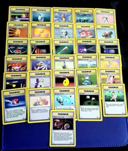 Pokemon TCG WOTC Base Set Fossil Jungle Trainer 31 Card Lot- COMPLETE SET - Image 1