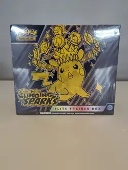 Pokemon TCG - Scarlet & Violet Surging Sparks Elite Trainer Box ETB New & Sealed - Image 1