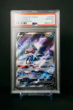 Suicune V GG38/GG70 - 2023 Pokemon Crown Zenith - PSA 10 GEM MINT - Image 1