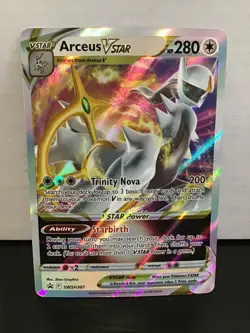 Arceus VSTAR SWSH307 Holo Pokemon Black Star Promo - Image 1
