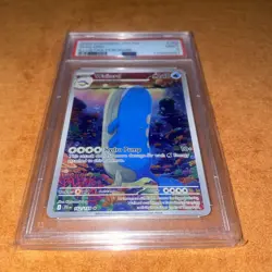 2025 POKEMON JTG EN-JOURNEY TOGETHER ILLUSTRATION RARE #162 WAILORD PSA 9 - Image 2