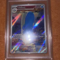 2025 POKEMON JTG EN-JOURNEY TOGETHER ILLUSTRATION RARE #162 WAILORD PSA 9 - Image 5