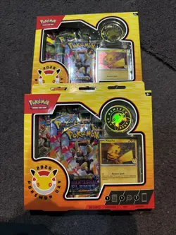 2 Pokemon 30th Anniversary Celebration Box New Sealed + 3 Phantasmal Boosters - Image 1