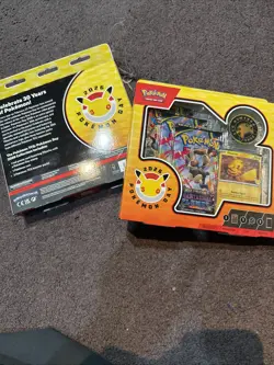 2 Pokemon 30th Anniversary Celebration Box New Sealed + 3 Phantasmal Boosters - Image 4