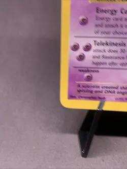 Pokemon TCG Mewtwo #12 Black Star Promo Non Holo Rare WOTC VTG 1999 LP- - Image 5