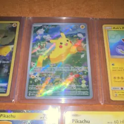 Pokemon Pikachu Card Lot - 9 Cards - Foil, Promo, English, Various Editions - Image 3