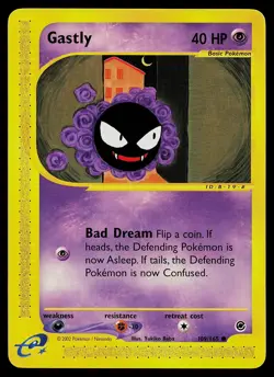 Pokemon Card - Gastly Expedition Base Set 109/165 Common - Image 1