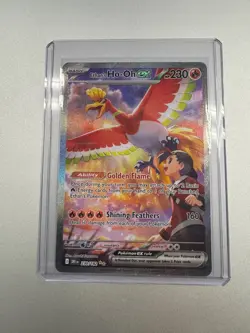 Ethan's Ho-Oh EX 230/182 Destined Rivals SIR Pokemon Card Ethans Ho-oh - Image 1