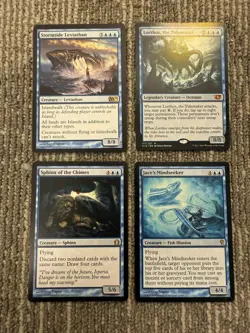 Magic The Gathering MTG Card Lot Stormtide Leviathan Lorthos Sphinx Mindseeker - Image 1