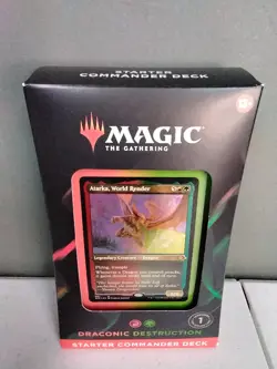 MTG Magic Draconic Destruction Starter Commander Deck Atarka World Render NEW 🔥 - Image 1