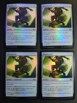 Skateboard (X4 Foil) Uncommon MTG Ninja Turtles - Image 1
