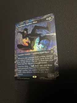 x2 Symbiote Spider-Man #217 Foil & NonFoil Rare Nm (Borderless) Spider-Man Mtg - Image 2