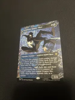 x2 Symbiote Spider-Man #217 Foil & NonFoil Rare Nm (Borderless) Spider-Man Mtg - Image 3