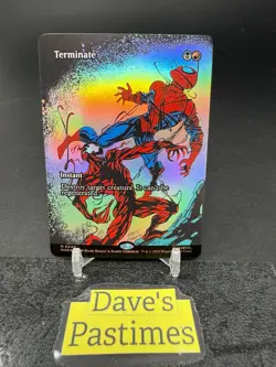 Terminate FOIL Comic Poster Showcase NM Marvel Spiderman MTG MAGIC THE GATHERING - Image 1