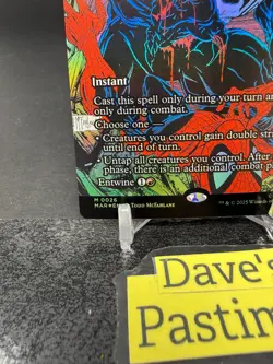 Savage Beating (Borderless) MTG Marvel's Spider-Man #26 Mythic Rare Foil - Image 5