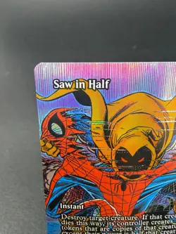Saw in Half (Borderless) #21 (Foil) (NM) MAR Magic MTG - Image 2