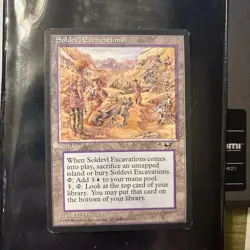 Played Soldevi Excavations Alliances Mtg Magic the Gathering - Image 1