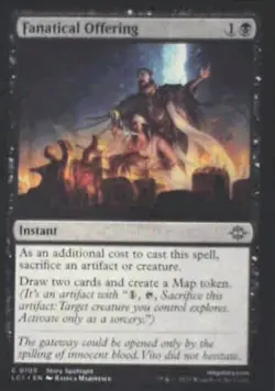 Fanatical Offering - The Lost Caverns of Ixalan: #105, MTG Nm R203 - Image 1