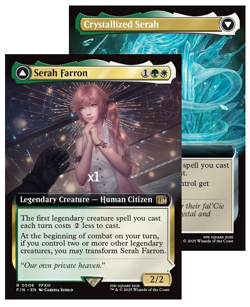 MTG Borderless Universes Beyond: Final Fantasy FIN Serah Farron MINT - Image 1