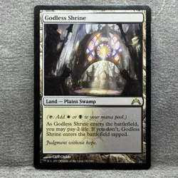 MTG Godless Shrine – Gatecrash (GTC) #242 Non-Foil LP Magic the Gathering - Image 1