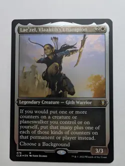 MTG - Lae'zel, Vlaakith's Champion - CLB - R - Foil Etched - 476 - Image 1