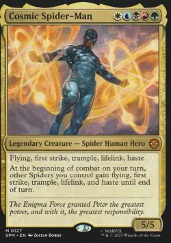 Magic: The Gathering Cosmic Spider-Man 0127 Legendary Creature Regular Zoltan B… - Image 1