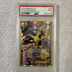 2016 POKEMON XY ALAKAZAM EX FATES COLLIDE-SECRET #125 PSA MINT 9 - Image 1