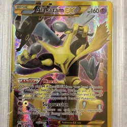 2016 POKEMON XY ALAKAZAM EX FATES COLLIDE-SECRET #125 PSA MINT 9 - Image 2