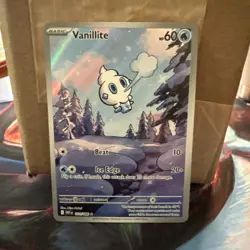 Vanillite 111/086 SV: White Flare IR Pokemon Card Near Mint Ships fast - Image 1